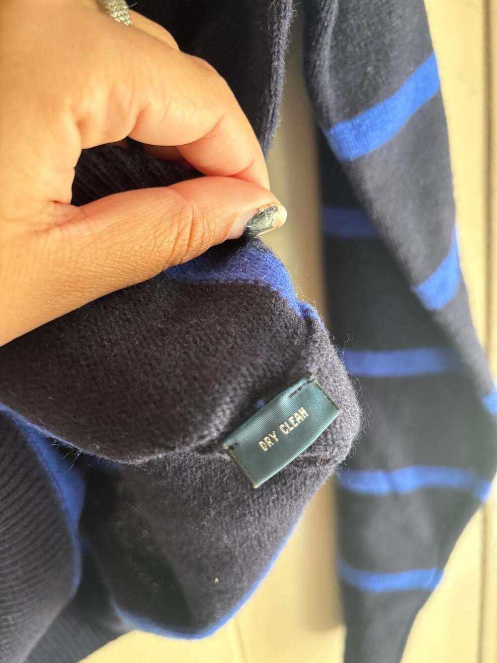 Polo Ralph Lauren Men's Crewneck Striped 100% Lambs Wool Sweater - Picture 5 of 5
